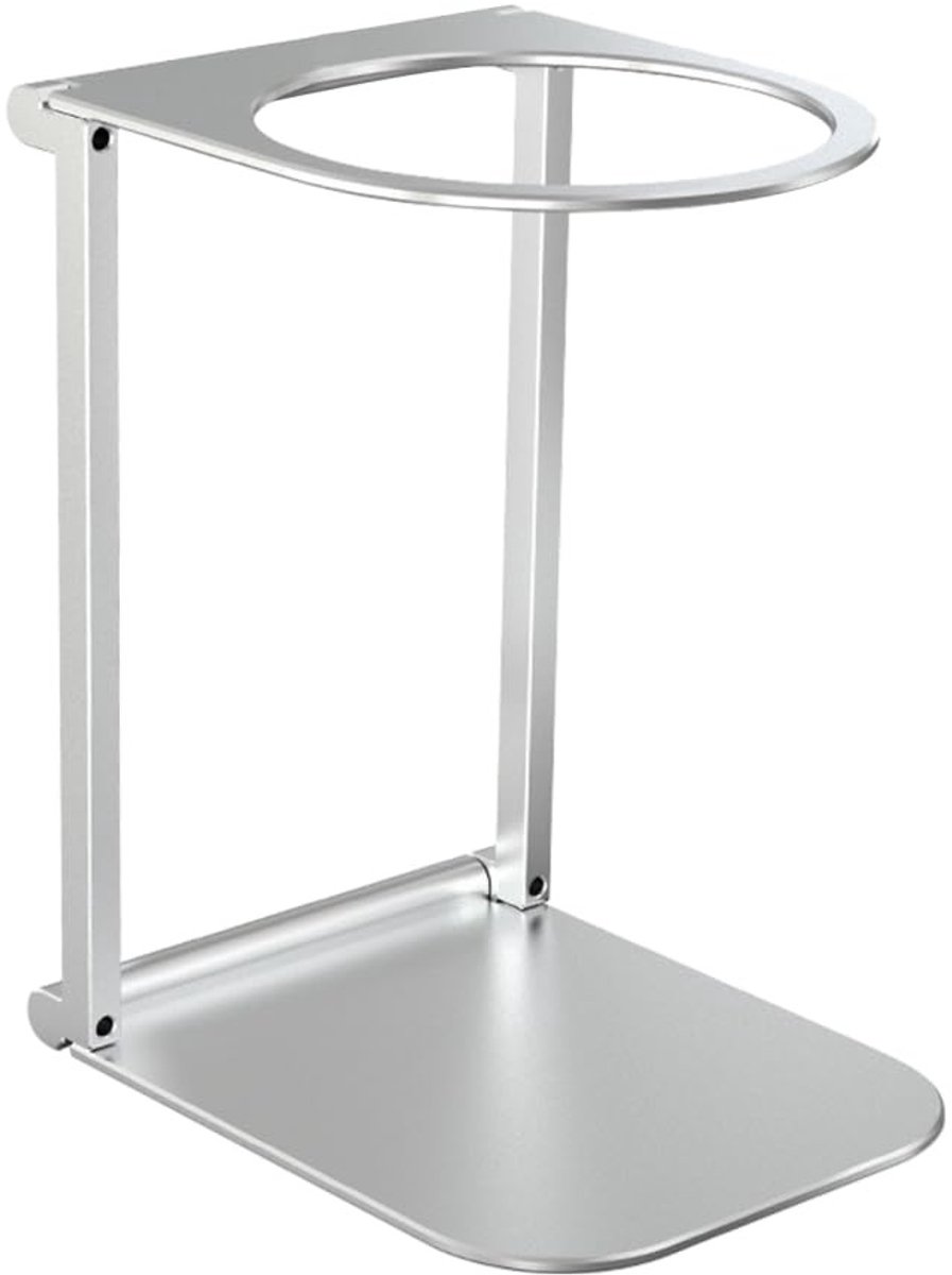 Dailygoods- Koffielekbak Draagbaar - Opvouwbare Houder - Aluminiumlegering - Filterkoffiehouder - Geschikt voor Koffiemachines <6,7 cm - Slijtvast en Vochtbestendig - Koffiestandaard
