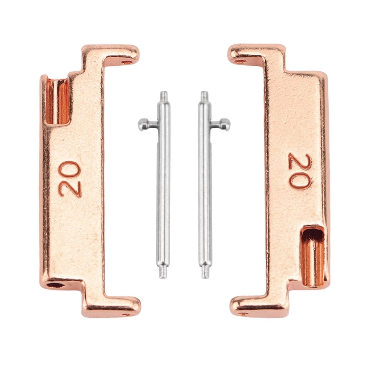 Dailygoods - Horlogebandadapter voor 20 tot 22 mm Horlogebanden