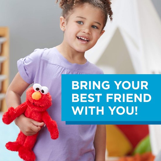 Pluche Elmo Pop - Zachte Knuffel - Kinderen Leren Spelen - Herkenbaar Figuur - 114 cm - Rood — afbeelding 3