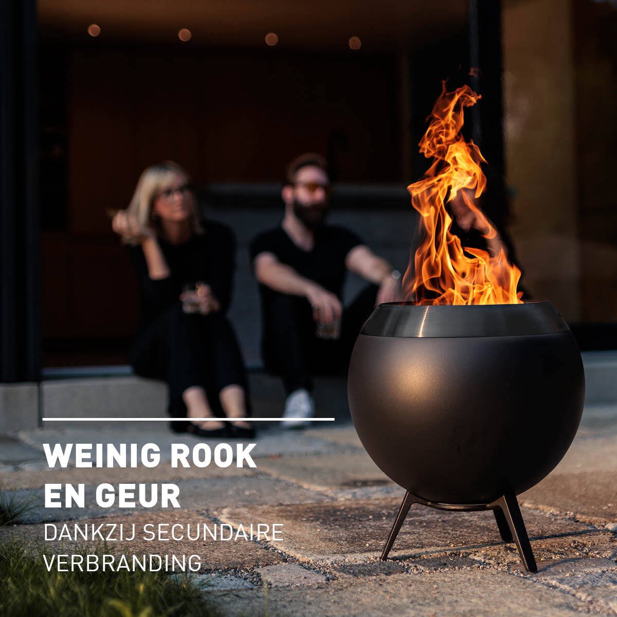 Höfats Moon 45 Vuurkorf - All black
