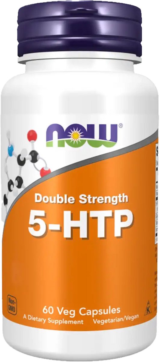 Now Foods 5-HTP 200mg (60 vcaps) Unflavoured - Vitaminen, mineralen & gezondheid - 5-HTP