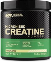 Optimum Nutrition Micronized Creatine Powder - Creatine Poeder - Creatine Monohydraat - 1 Pot - 187 gram (55 doseringen)
