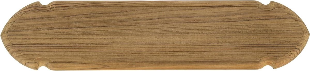 Naambord Teak - Houten Bord - Dek Decoratie - Zonder Letters - 60 x 14 cm - Bruin