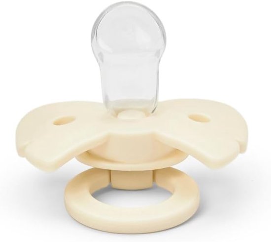Elodie Details Binky Bow 2-Pack Baby Pacifiers, Silicone Orthodontic, BPA Free, Pacifier with Orthodontic Pacifier, Durable and Sterilizable, for Babies and Newborns, 0-6 Months, White/Pink — afbeelding 4
