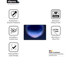 dipos – 2x Beschermfolie geschikt voor Huawei MatePad Pro Max | Krasbestendige & heldere Screenprotector Ultra-Thin