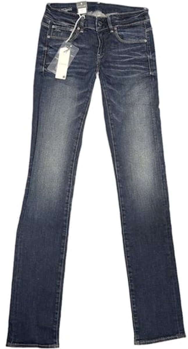 G STAR RAW dames jeans Attac mid straight W25 L32 Blauw