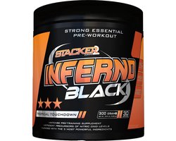 Stacker2 Stacker2 Inferno Black (30 serv) Tropical Touchdown - Pre-Workout - Pre-Workout Booster