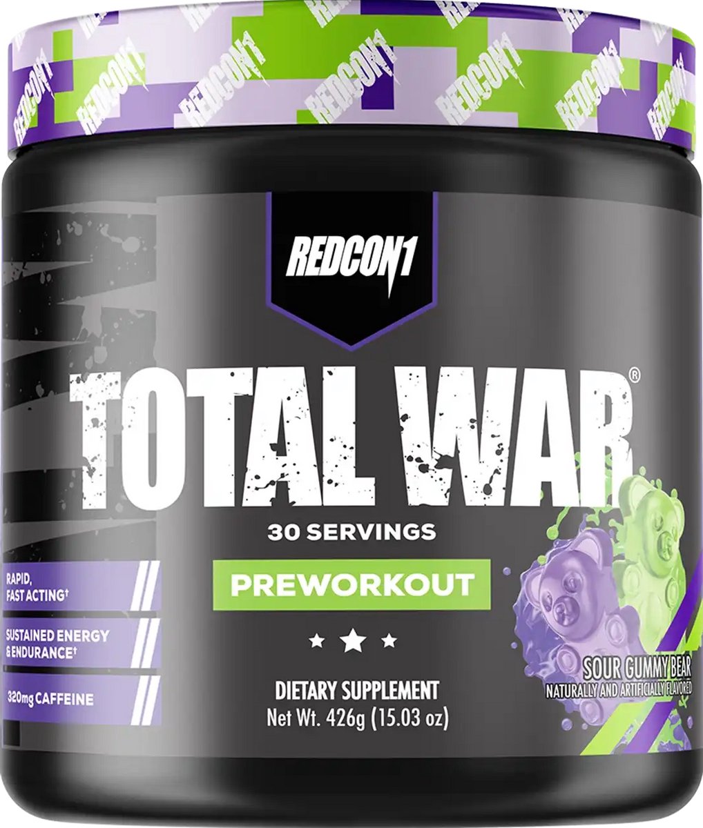 Total War - 30 servings - Sour Gummy