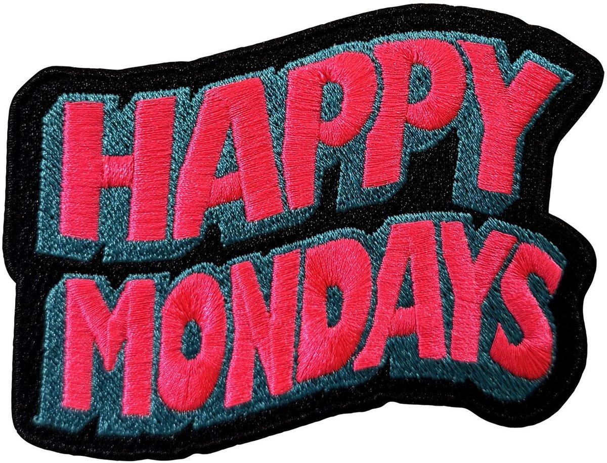 Happy Mondays - Wavy Logo - Patch