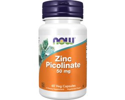 NOW Foods NOW Foods Zinc Picolinate 50mg - (60 capsules) - 60 stuks