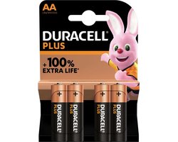 Duracell AA batterij - 20 packs x 4 batterijen - 80 batterijen in 1 verpakking - 1,5V LR6 batterij - geschikt voor alle apparaten - voordeligste prijs