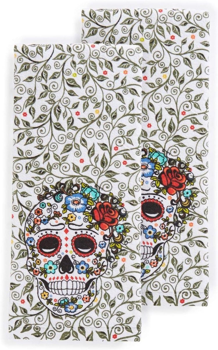 Keukendoeken Set - Katoenen Doeken - Keuken Opfrissen - Zeer Absorberend - 2 Stuks 40x70cm - Multicolor