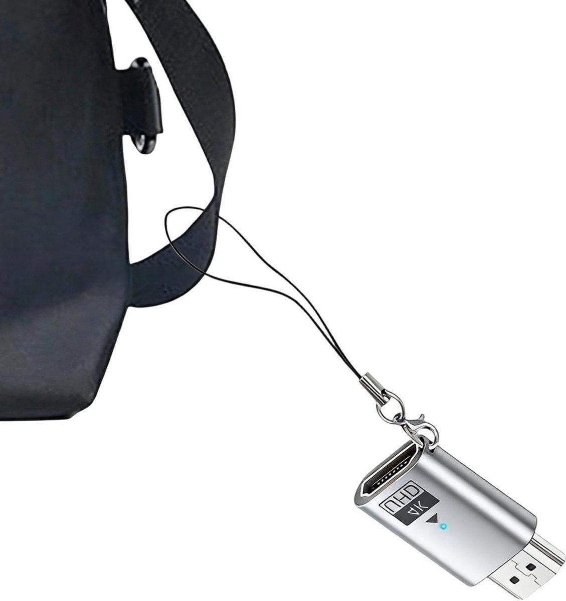 Beeldscherm Dongle Adapter - Multimedia Adapter - Draadloos Streamen - Vertragingsvrije Overdracht - 4K Ultra HD - Grijs