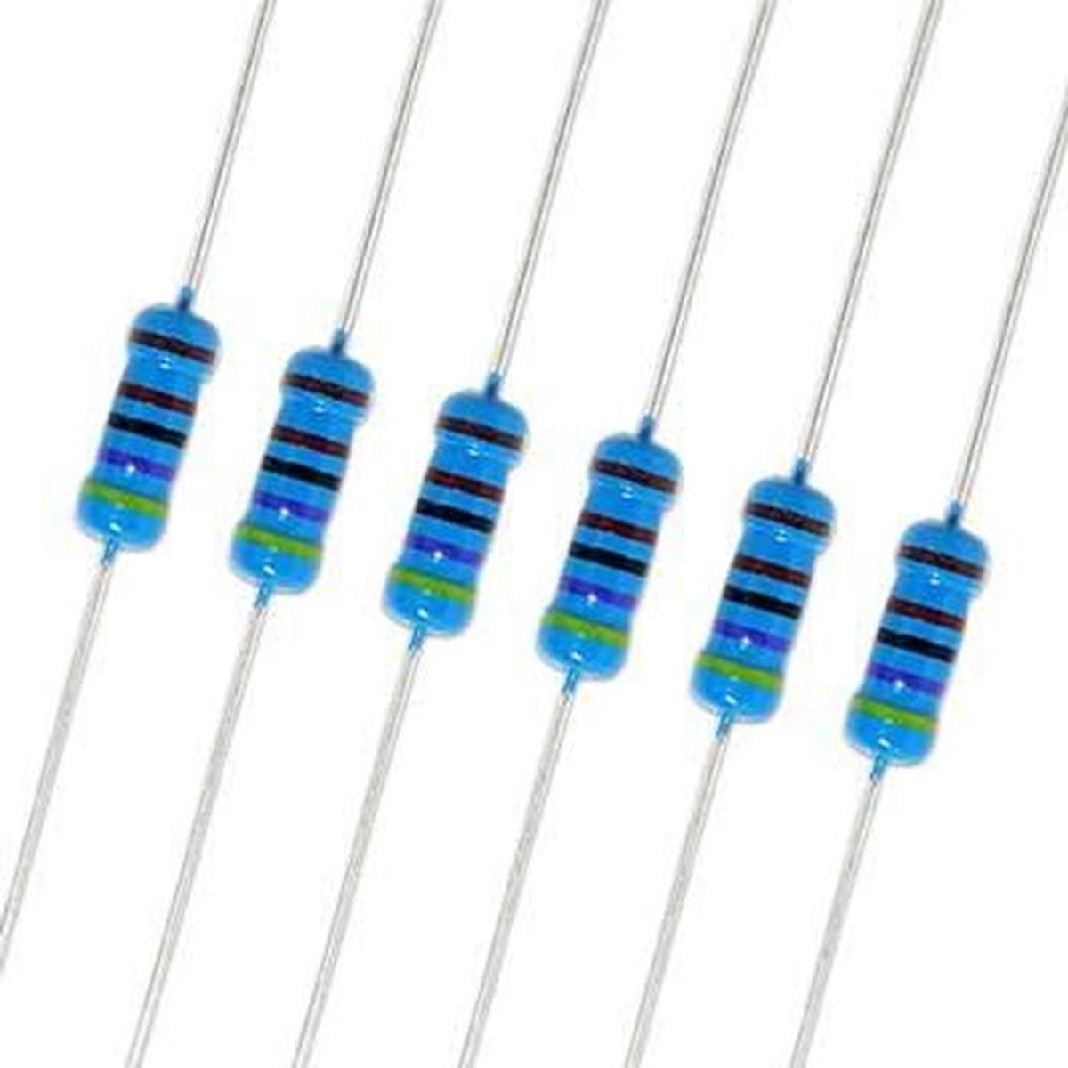 Vaste Weerstanden - Componenten Set - Elektronica Reparatie - Metaalfolie Constructie - 25 stuks 2.4K Ohm - Zilverkleurig