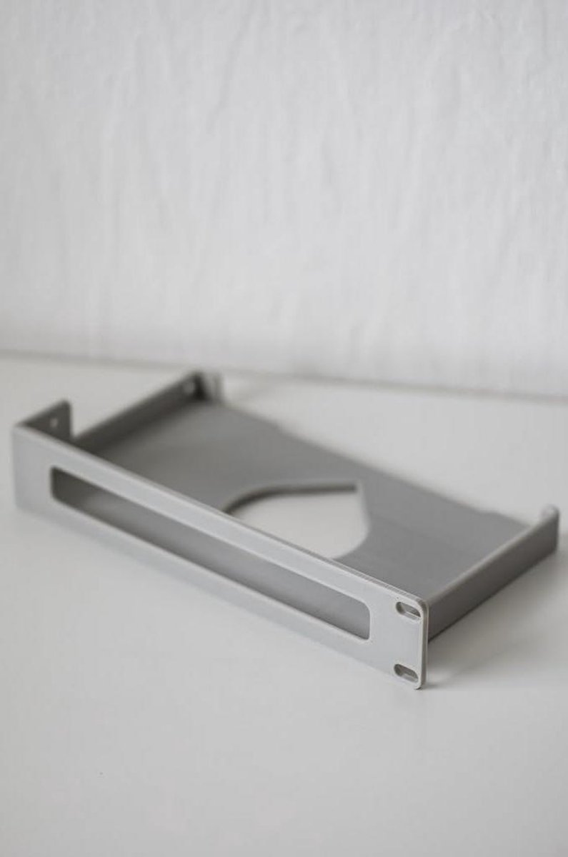 Rackmount Houder - Netwerk Beugel - Netwerk Organisatie - Universele Compatibiliteit - 1U 10/19 inch - Zwart