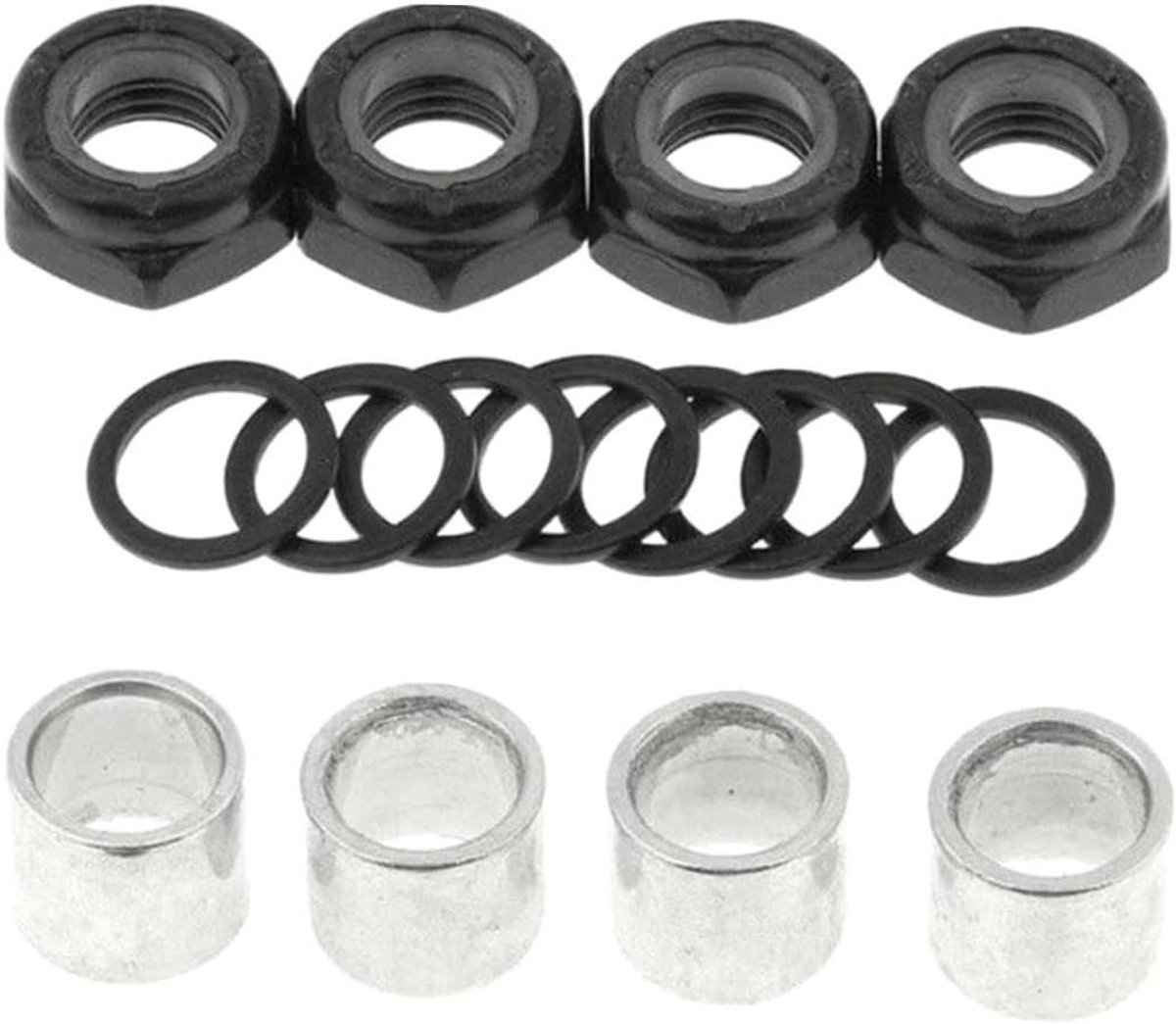 Skateboard Onderdelen Truck Set Onderhoud en Reparatie Aluminium Legering 8 Delig