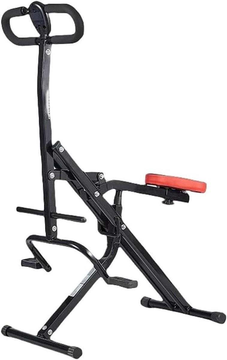 Buikspier Trainer - Fitnessapparaat - Full Body Workout - 5 Posities Verstelbaar - 100kg Draagkracht - Zwart