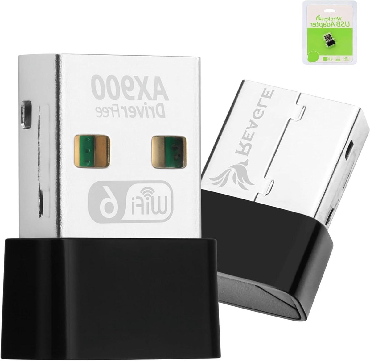 WiFi 6 Adapter - WLAN Stick - Snel Internet - Dual Band - AX900 - Zwart