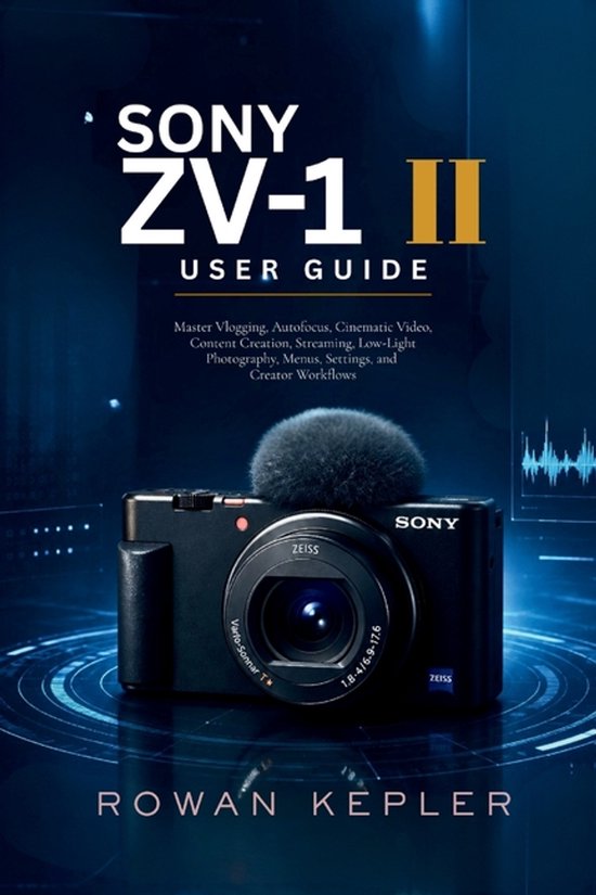 Sony ZV-1 II User Guide - cover