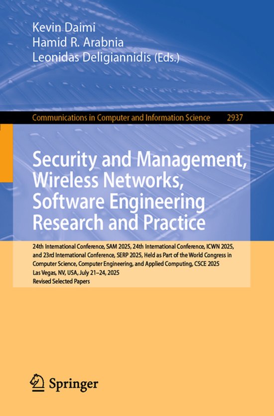 Communications in Computer and Information Science2937- Secu ... - cover