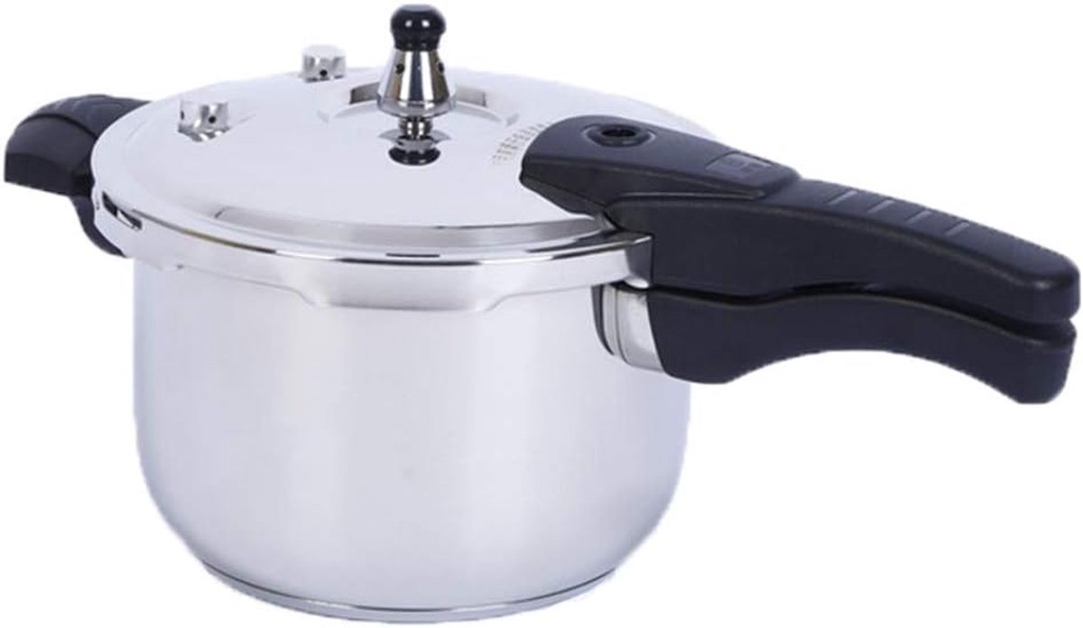 Snelkookpan - Drukpan - Snel Koken - Grote Capaciteit - 20cm Diameter - Zilverkleurig