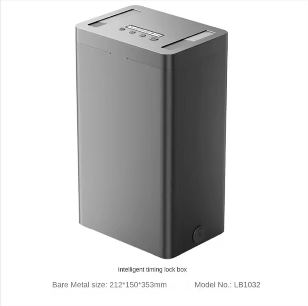 Kluis met Tijdslot Maat L - Telefoonkluis - Stoppen met Roken - Timer – Kluis - Opbergdoos - Kitchen Safe - Zwart – meer Focus & Zelfdiscipline