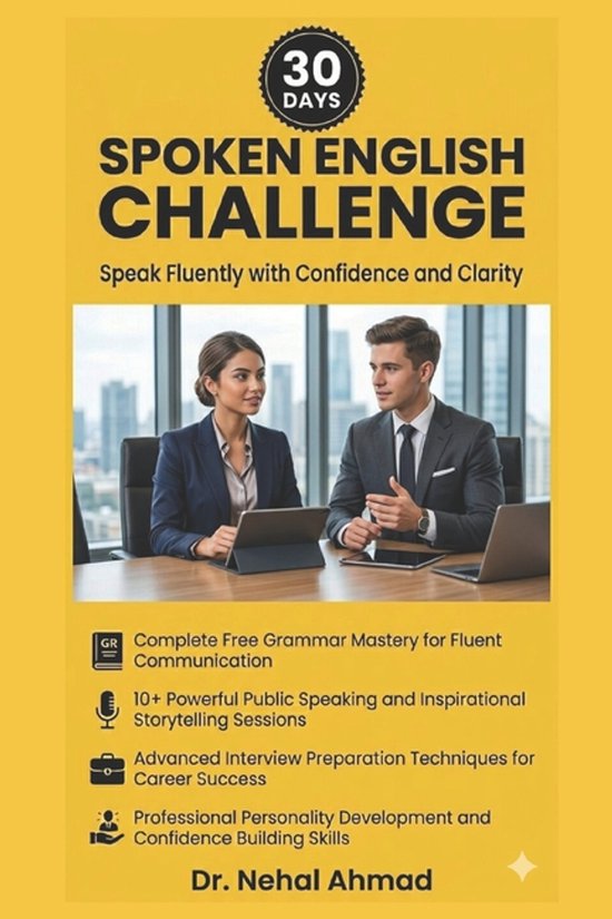 30 Days Spoken English Challenge - cover