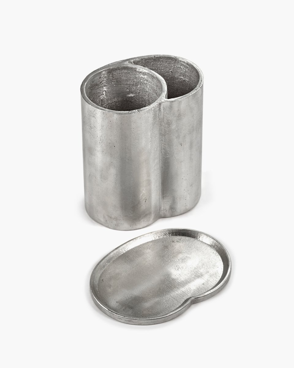 Serax Sergio Herman Surface wijnkoeler H21cm aluminium