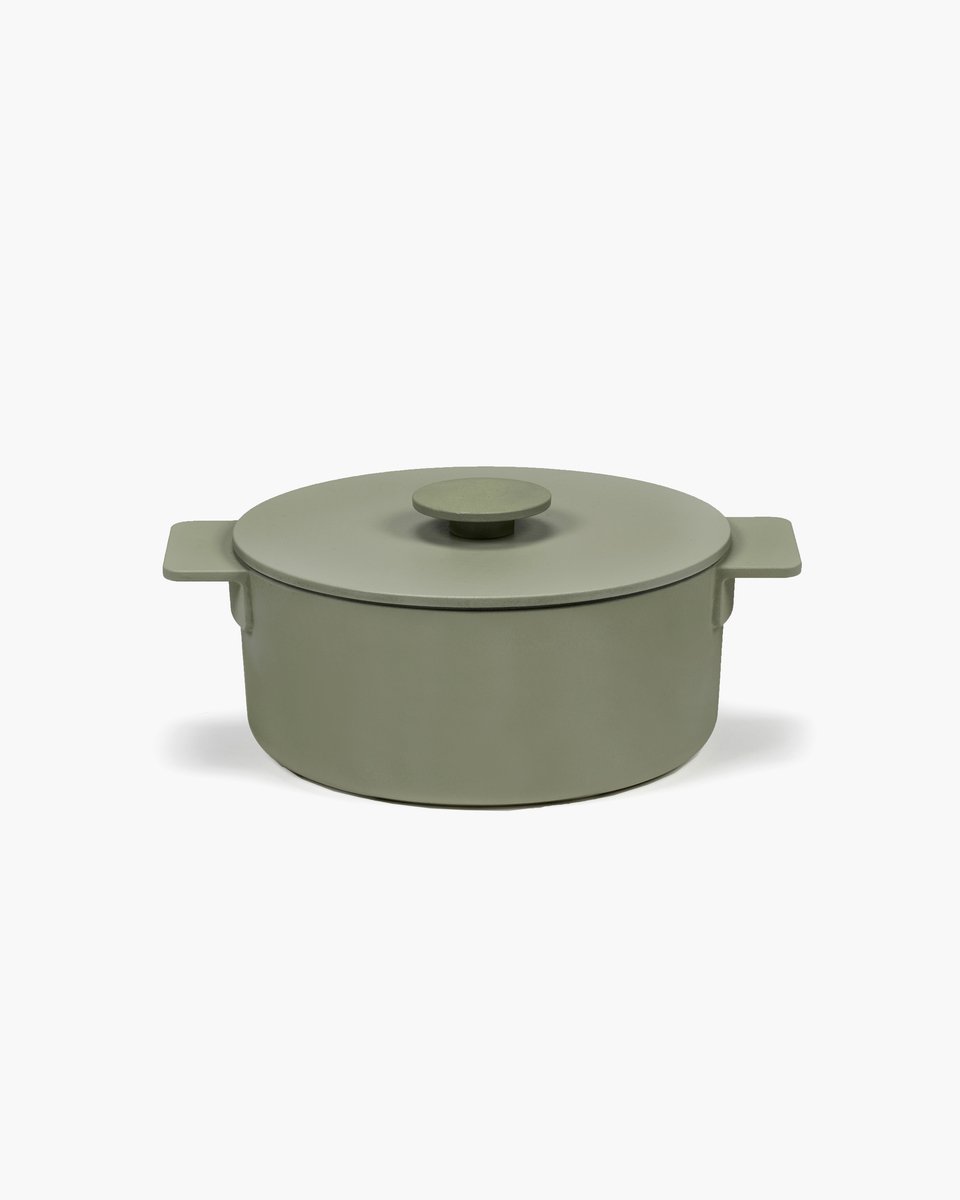SURFACE POT ENAMEL CAST IRON CAMOGREEN D23 - 3L