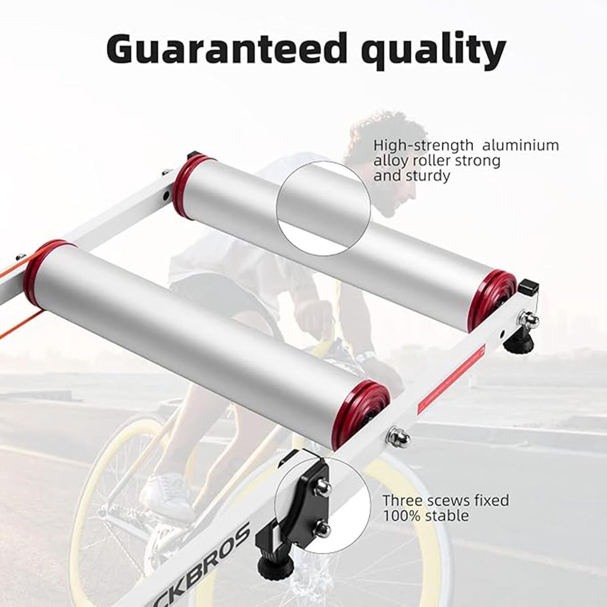 Fietsrollers Trainer - Indoor Fietsen - Binnen Fietsen - Verstelbaar Aluminium Frame - 16-29 inch - Zwart