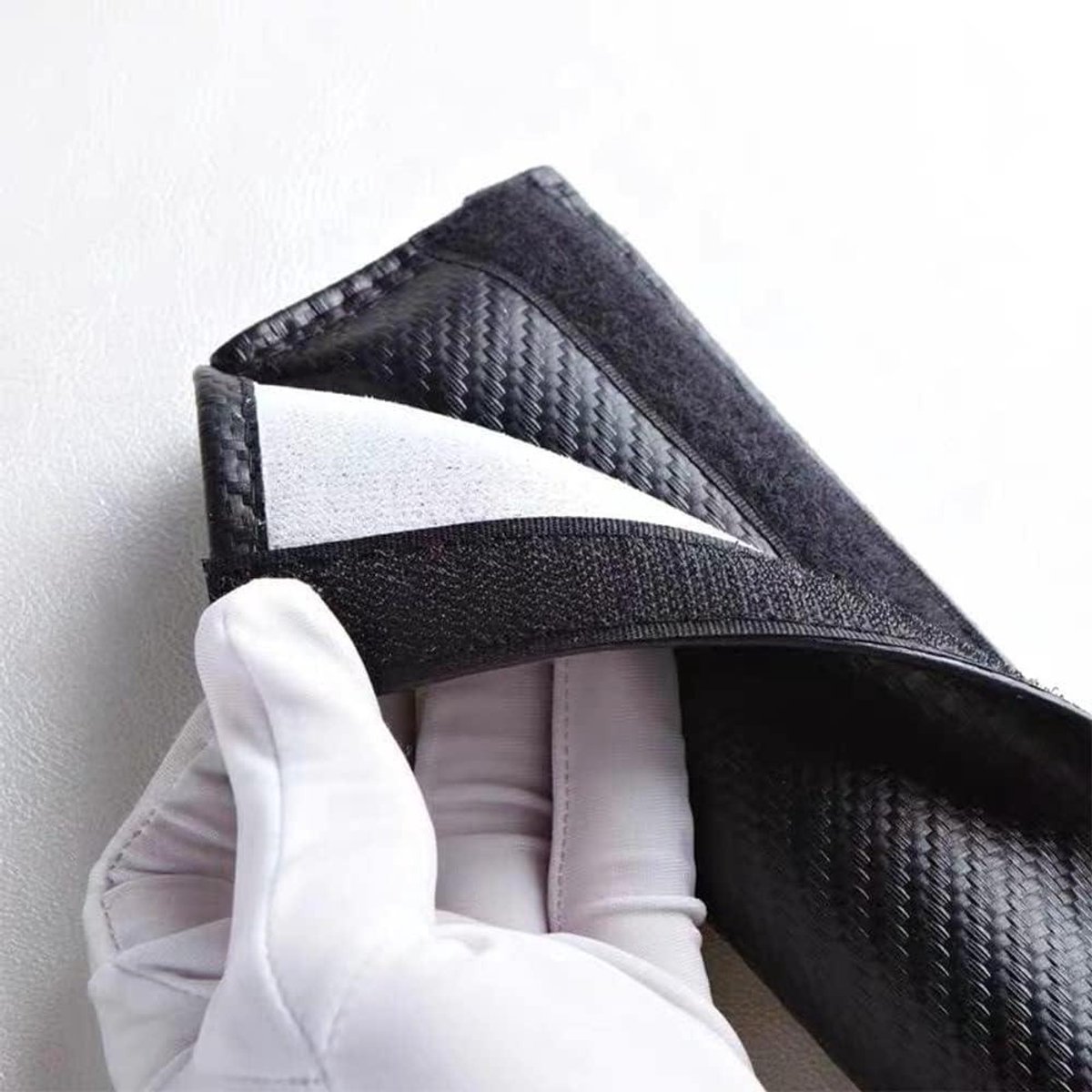 Autogordel Covers - Schouderbeschermers - Comfortabel Rijden - Zachte Antislip - 2 stuks - Wit