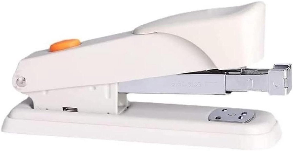 Nietmachine Kantoor - Bureau nietmachine - Papier binden - Metaal ABS constructie - 162x60x43mm - Wit