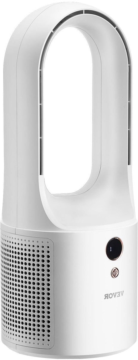 Draagbare Ventilator - USB Ventilator - Ruimte Koelen - Bladloos Veilig Design - 330mm - Wit