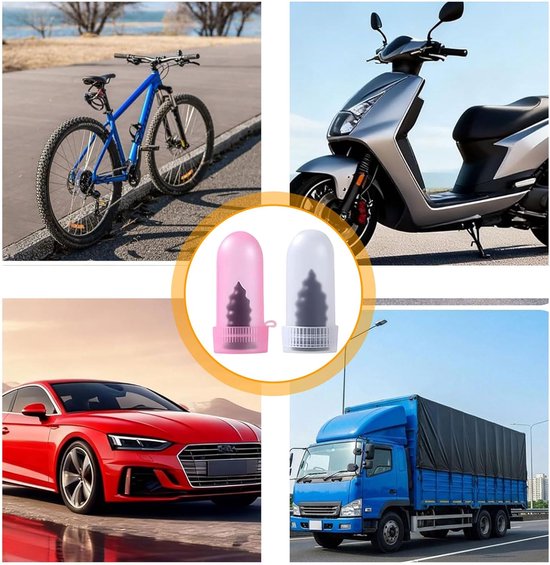 Bandenreparatie spijkers - Universele reparatie - Snel banden herstellen - Inclusief schroevendraaier - 40 stuks - Roze wit zwart — afbeelding 5