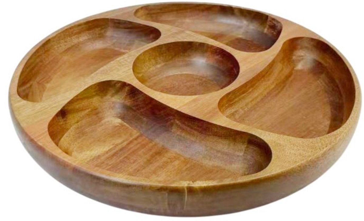 Bricard Schaal - Ø31,5 x 4 cm - Acacia Hout