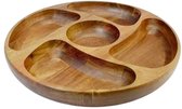 Bricard Schaal - Ø31,5 x 4 cm - Acacia Hout