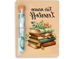 Cadeaus voor boekenliefhebbers, geldgeschenk in houten verpakking, originele wensvuller voor elke gelegenheid