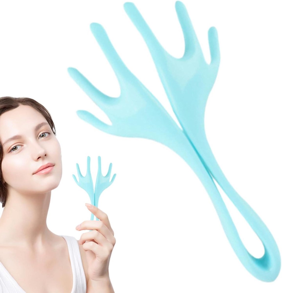 Hoofdhuid Stimulator - Hand Massage - Ontspanning Bevorderen - Diepe Weefsel Stimulatie - 15 cm Lengte - Willekeurig