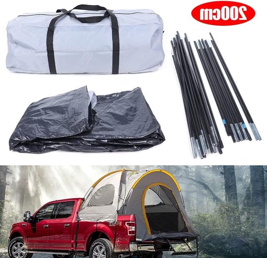 Vouwbare Camping Tent voor Auto, 200cm, Multifunctionele Buiten Tent voor Kamperen en Vissen, 210D Oxford Stof — afbeelding 3