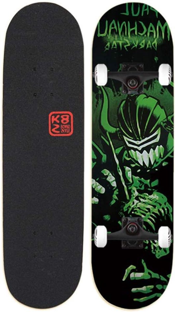 Complete Skateboard Skate Board Stunts en Tricks 8 Lagen Esdoorn Dek 31.5 x 8.6 Inch E