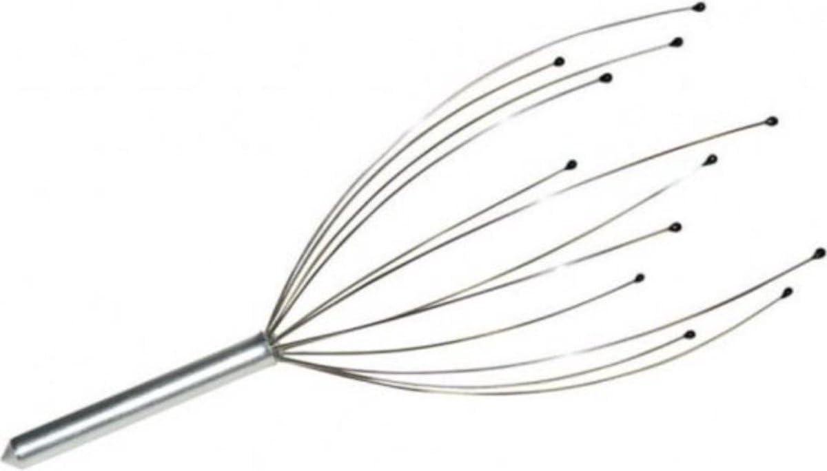 Hoofdmassage Spin - Hoofd Ontspanner - Stress Verminderen - Metaal - Luxe - Multicolor