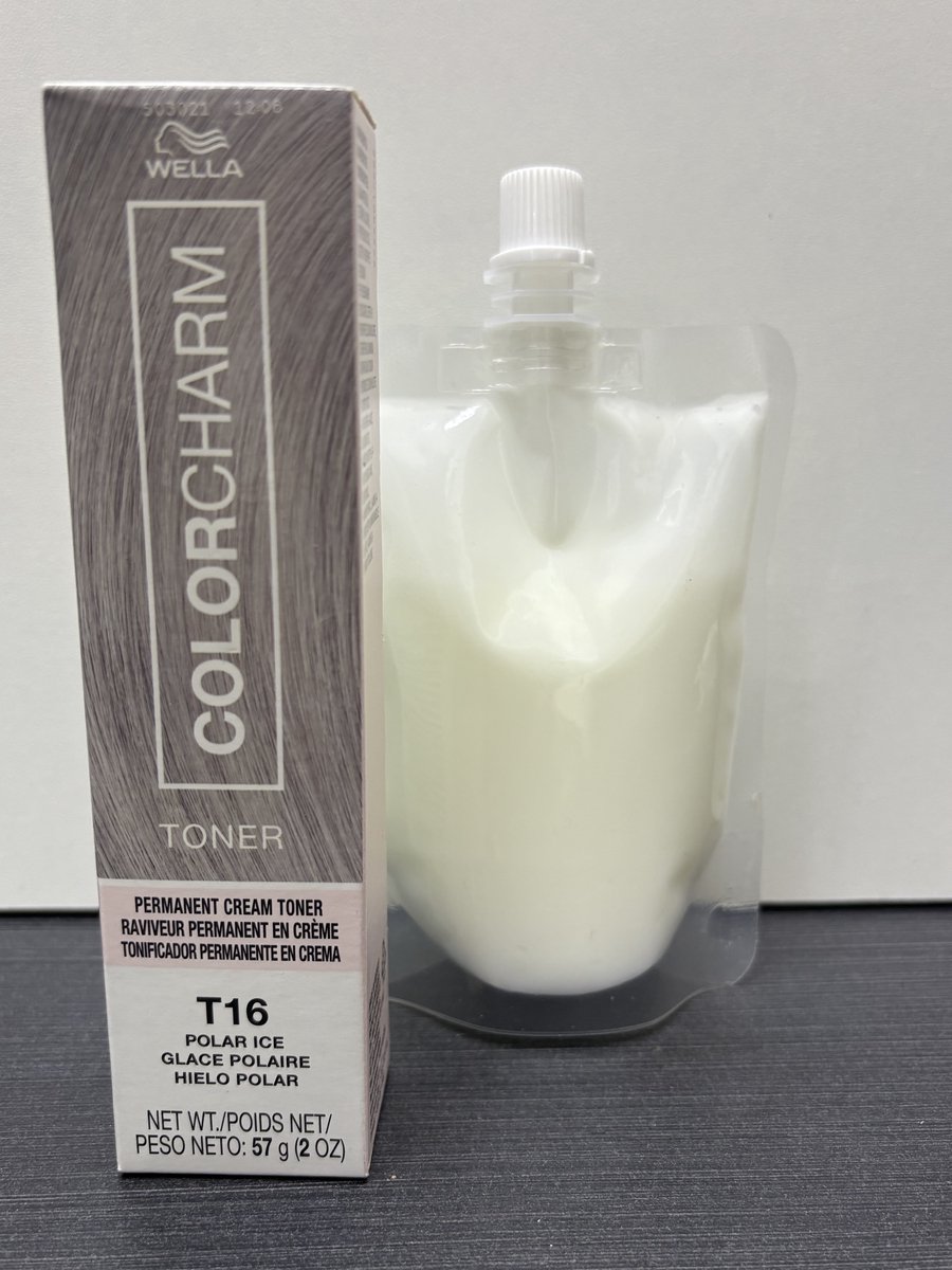 Wella Color Charm Permanent Creme Toner - T16 + developer - Polar Ice - Wella toner - Haartoner - Ice blonde - Ijsblond - Asblond - Lichtblond - Anti geel - Anti yellow