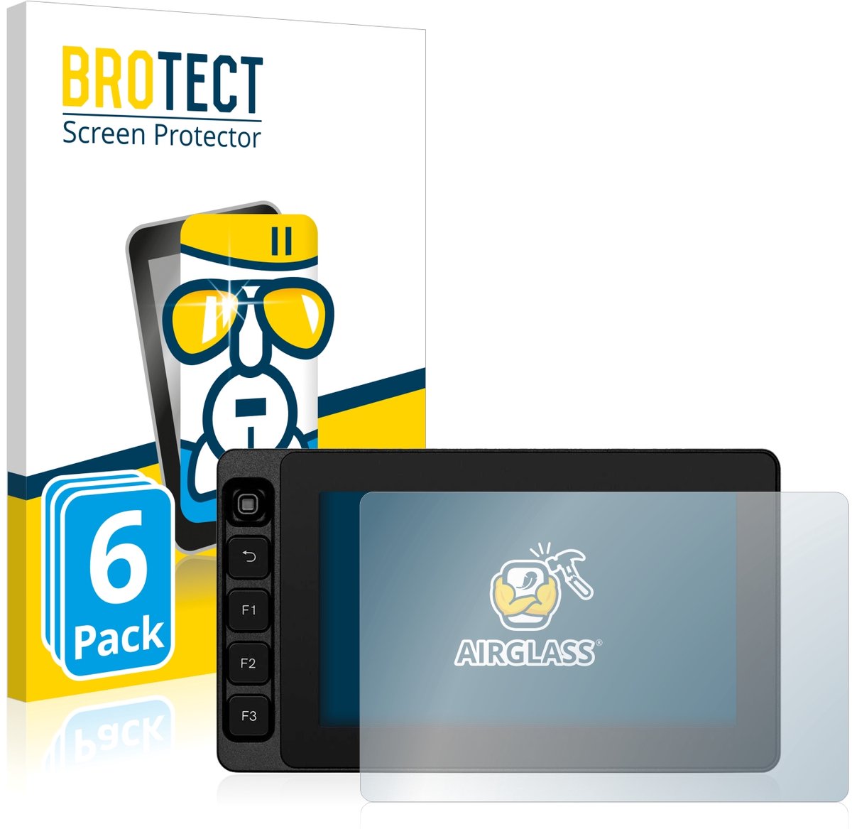 Screenprotector 6 Stuks voor SmallHD Ultra 5 Beschermglas transparant