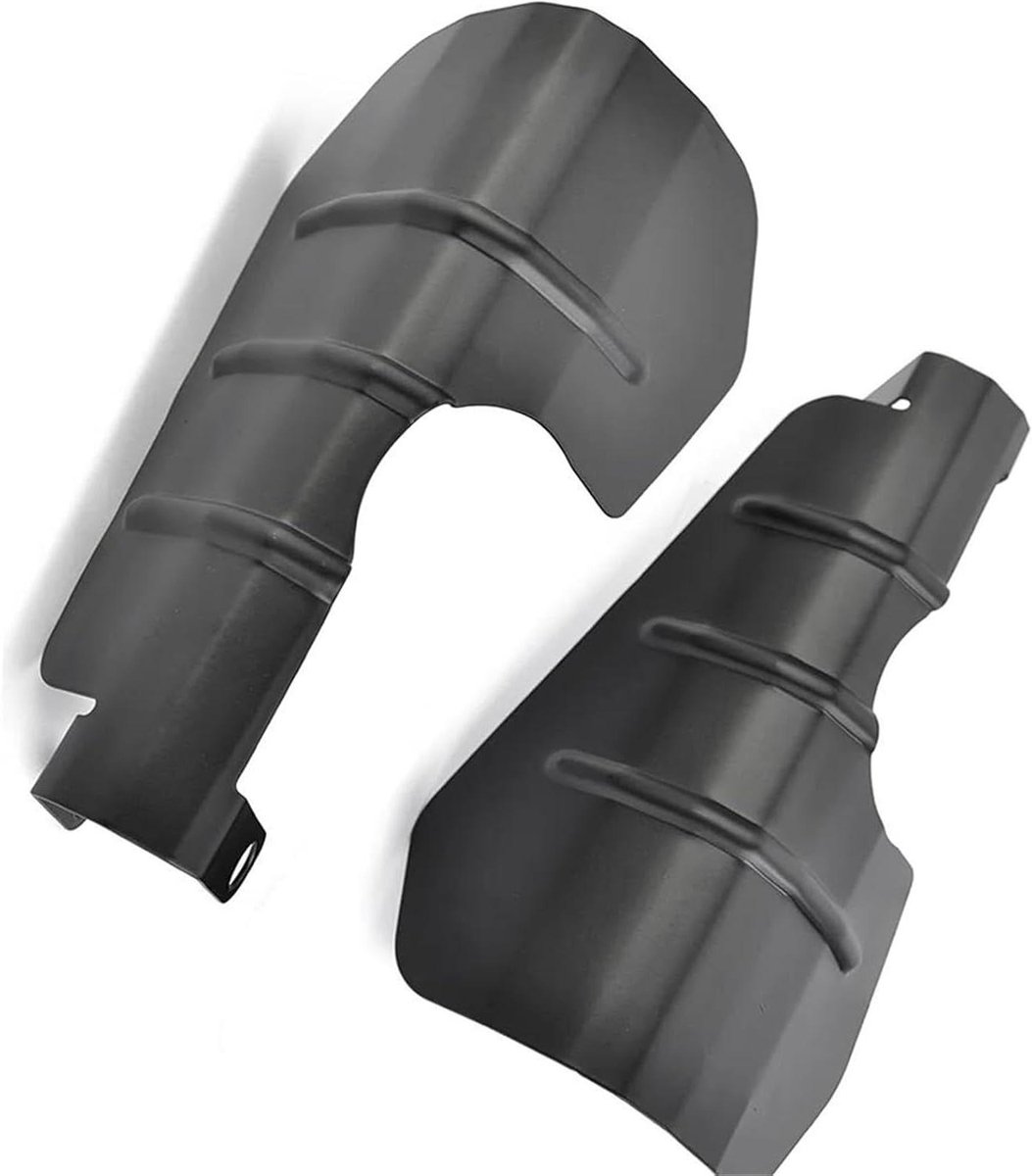 Motorfiets Handkappen - Windbescherming Stuurscherm - Bescherming Motorrijden - Robuuste Constructie - 10 mm Gat - Zwart