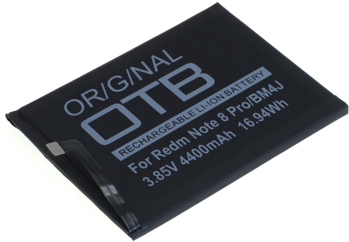 Accu voor Xiaomi Redmi Note 8 Pro - 3,85V - 4400mAh - Zwart