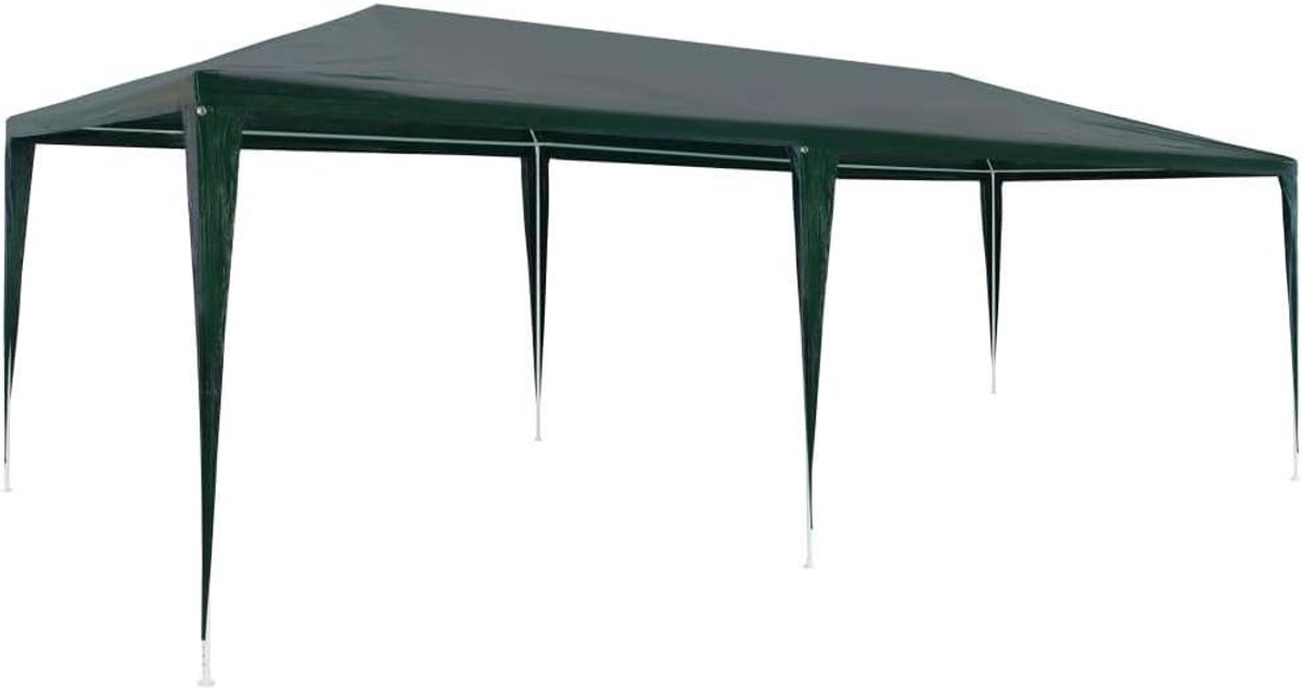 Partytent - Tuinpaviljoen - Feestelijke bijeenkomsten - Uv- en waterbestendig - 3x6 meter - Groen