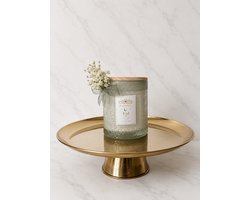 Younik Bloomatelier Noor - geurkaars - Eid Mubarak - cedarwood - mint - gift