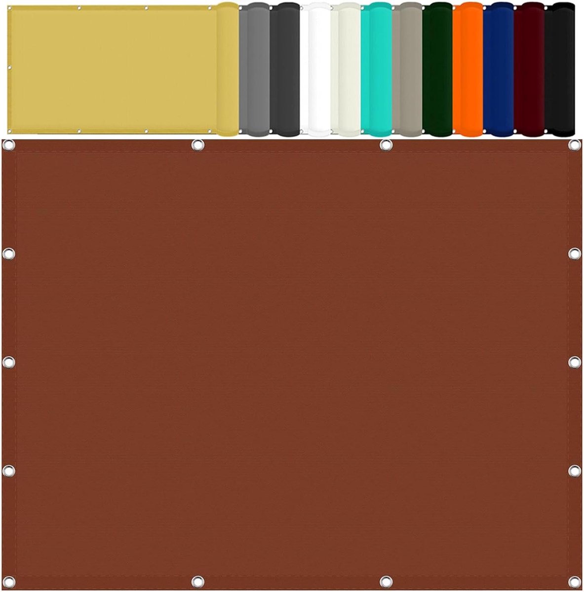 Schaduwdoek met Oogjes - Zonnezeil Tuin - Buitenruimte Schaduw - Blokkeert 98% UV-stralen