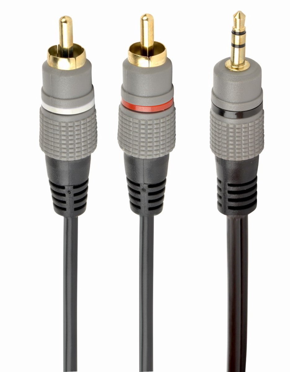 Gembird CCA-352-1.5M audio kabel 1,5 m 3.5mm 2 x RCA Zwart