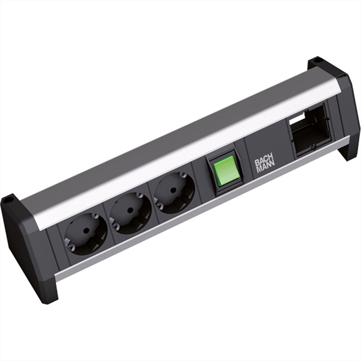 Bachmann 3-voudige Desk Dock met 1x Leeg locatie en aan-uitschakelaar